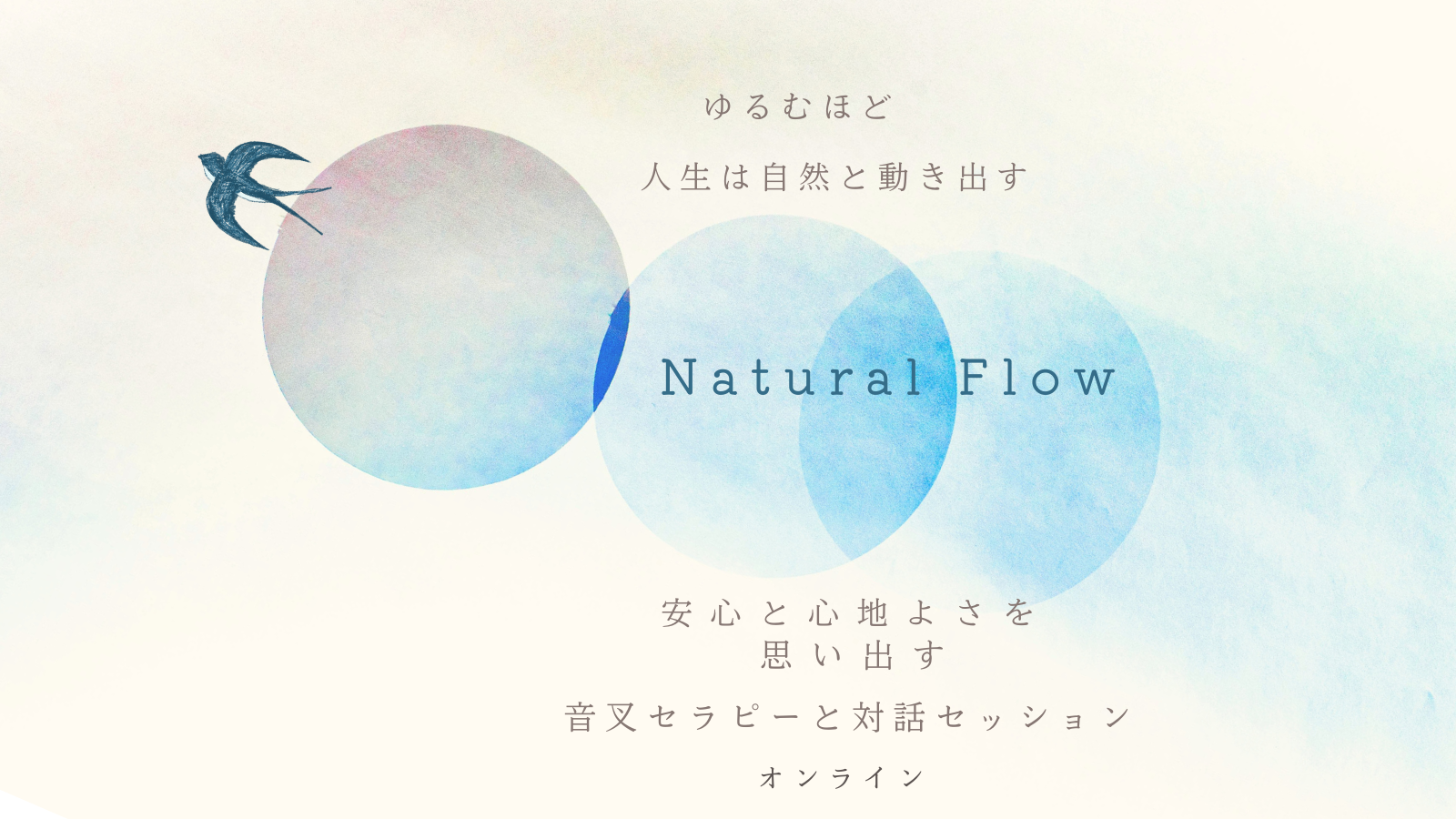 Natural Flowのトップ画面